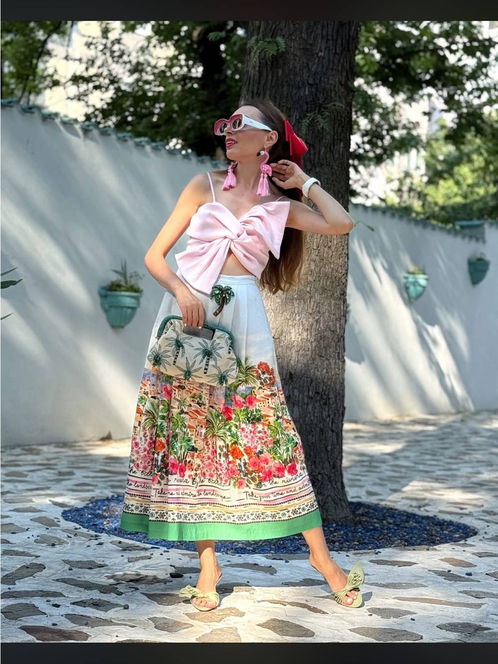 NWT Zara HR Printed Midi Skirt - Picture 2 of 5